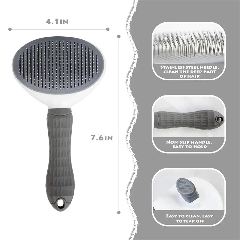 Pet Hair Removal Brush Comb
