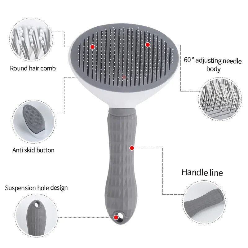 Pet Hair Removal Brush Comb